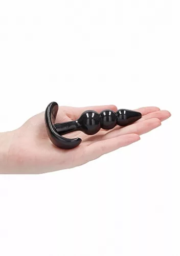 Sono Anál plug szett 4 darabos vízálló TPE fekete