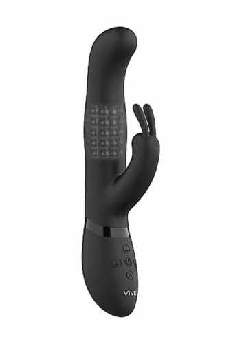 Izara Vibrátor G-pont stimuláló, forgó golyós, 11 cm fekete