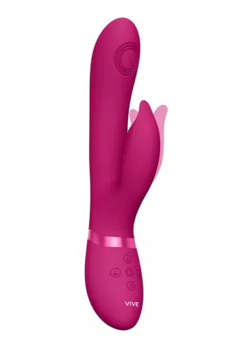 Aimi Vibrátor Rezgő, G-pont stimuláló, 10 mód USB-töltés, Vízálló Rózsaszín