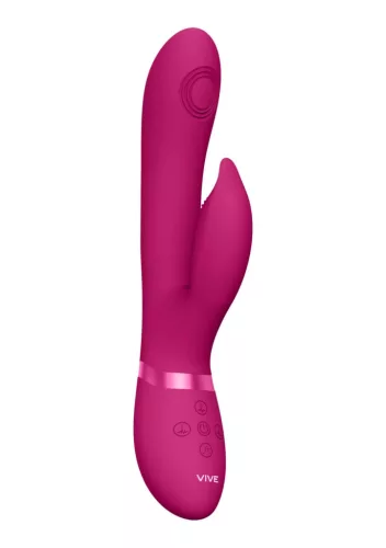 Aimi Vibrátor Rezgő, G-pont stimuláló, 10 mód USB-töltés, Vízálló Rózsaszín