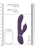 Aimi Vibrátor Rezgő, Többfunkciós, Vízálló 22,3 cm Lila