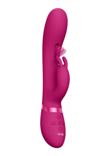 Vive Vibrátor 10 funkció, G-pont és csikló stimuláló 27,6 cm rózsaszín