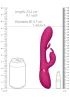 Vive Vibrátor 10 funkció, G-pont és csikló stimuláló 27,6 cm rózsaszín