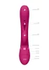 Vive Vibrátor 10 funkció, G-pont és csikló stimuláló 27,6 cm rózsaszín