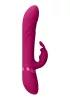 Vive Vibrátor Rezgő és forgó korongok G-pont stimuláló USB-töltés vízálló 15,4 cm fekete