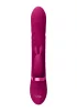 Vive Vibrátor Rezgő és forgó korongok G-pont stimuláló USB-töltés vízálló 15,4 cm fekete