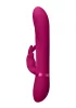 Vive Vibrátor Rezgő és forgó korongok G-pont stimuláló USB-töltés vízálló 15,4 cm fekete