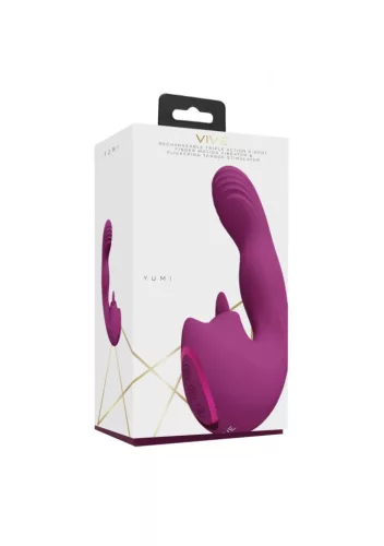 Vive Vibrátor Többmotoros, G-pont masszázs, Újratölthető 10 cm fekete
