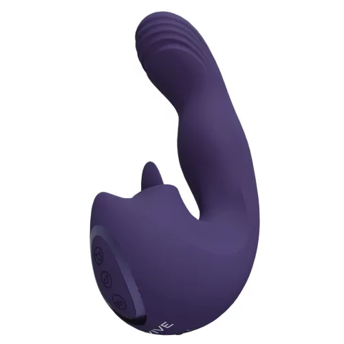 Vive Vibrátor Rezgő, Több fokozatú, G-pont stimuláló 10 cm fekete
