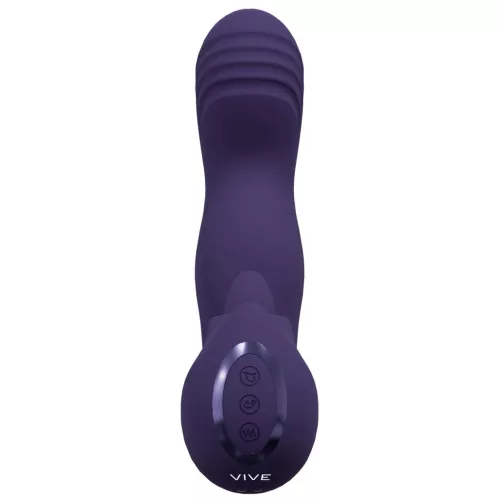 Vive Vibrátor Rezgő, Több fokozatú, G-pont stimuláló 10 cm fekete