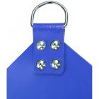 Bőr hintaágy – állítható 4 pontos kék verzió