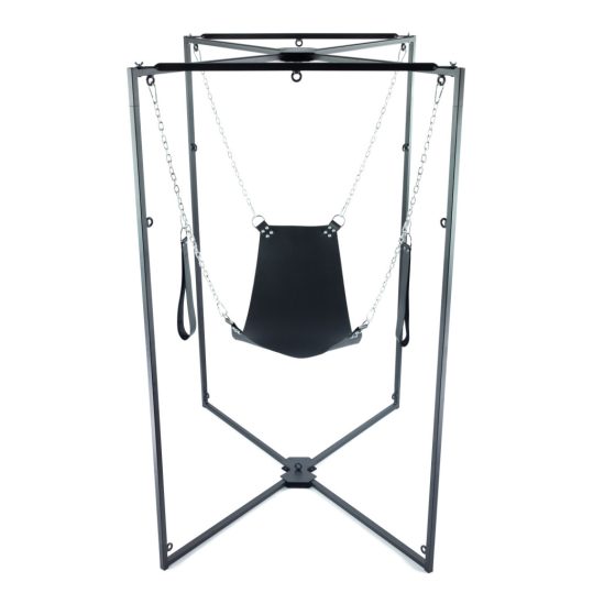 Kit Sling Cuir Triangle Noir Armature fekete