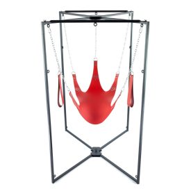   Kit Sling Cuir – piros bőr felnőtt játékok 5 pontos szerkezetben