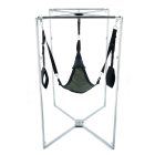 Kit Sling Tissu Triangle – elegáns fekete-homok sling beállítással