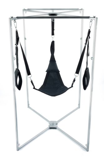 Kit Sling – fekete háromszögű szövet, szürke merevítéssel