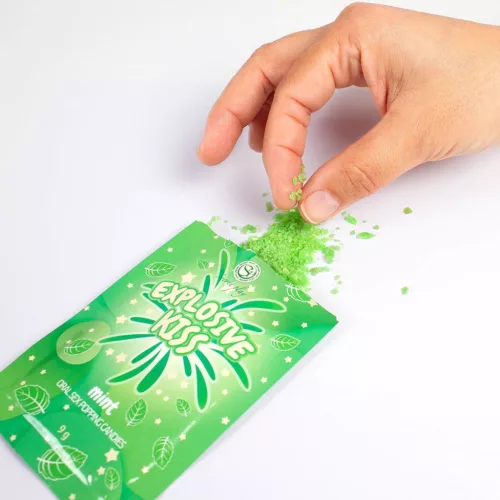 Popping Candies Szexjáték Újdonság Szájba Tetszőleges Méret Mentás Ízű