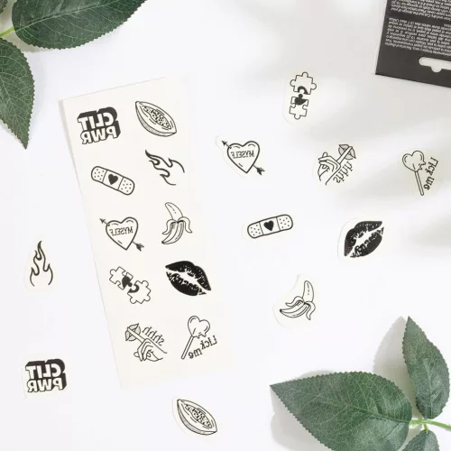 Tartós tetoválás szett 10 darabos cukorkás mintákkal