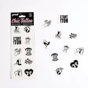   Chic Tattoo ideiglenes tetoválás szett perverz mintákkal 10 darabos