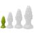 Monster Spike S – Zöld szilikon anális dugó (8x3,5cm)