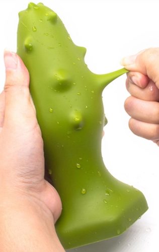 Monster Spike – prémium szilikon anál dugó L méret, zöld