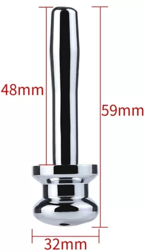 Hollow Penis Plug 5cm – üreges pénzplug 9mm átmérővel