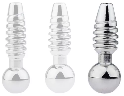 Screw – Prémium pénisz plug, 2.5 cm hosszú, 10 mm átmérőjű