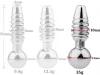 Screw – Prémium pénisz plug, 2.5 cm hosszú, 10 mm átmérőjű
