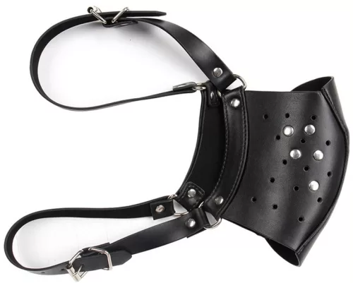 Fekete Punk Álarc - stílusos védelem és titokzatosság