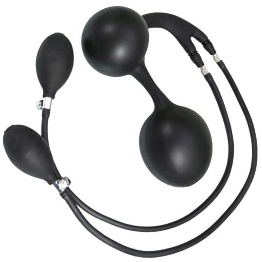 Dupla Plug – felfújható intim masszírozó 21 x 6 cm