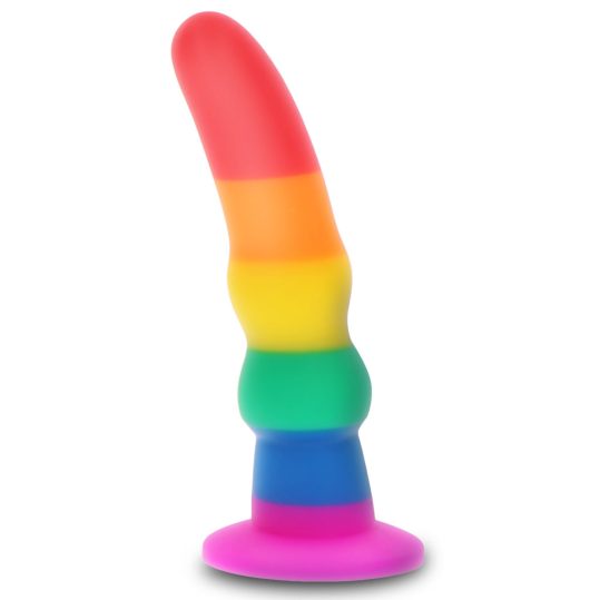 Plug Rainbow Naughty Boytoy 17 x 4cm