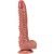 Ribby Dildo 22 x 5cm barna