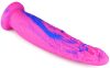 Koal – érzéki dildó, 25x6 cm, rózsaszín-kék