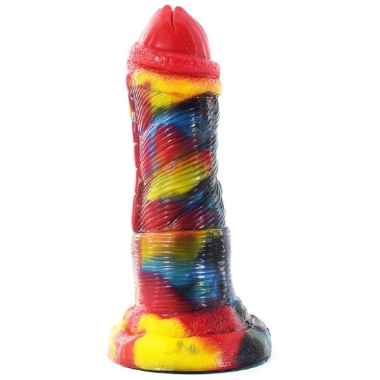Nox – színes prémium dildó 18 x 6 cm