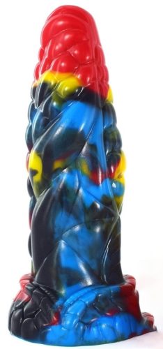 Pythor Dildo – színes, 17 cm-es prémium kivitel