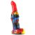 Freki – színes prémium dildo 20 cm hosszú