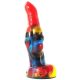 Freki – színes prémium dildo 20 cm hosszú