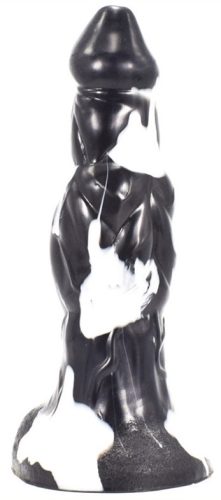 Wolorz – prémium fekete-fehér dildó 20 x 6 cm