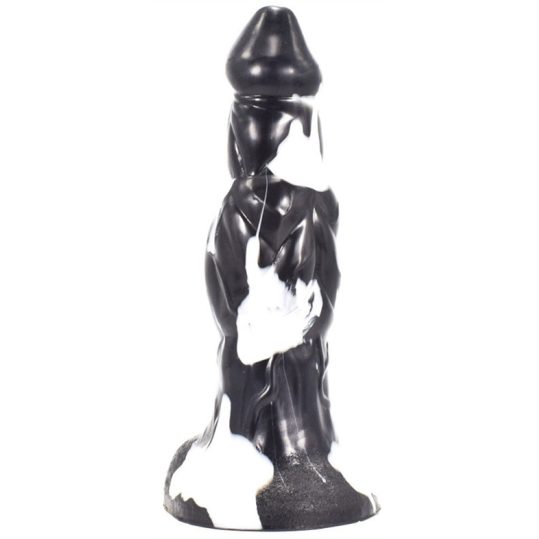 Wolorz – prémium fekete-fehér dildó 20 x 6 cm
