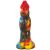 Wolorz multicolor – prémium dildó, 20 x 6 cm