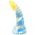 Arkan Dildo - prémium arany-kék intim eszköz 18 cm