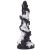 Seapok – prémium fekete-fehér dildo 19 x 6 cm
