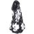 Himiks Dildo – prémium 18 cm fekete-fehér dildó