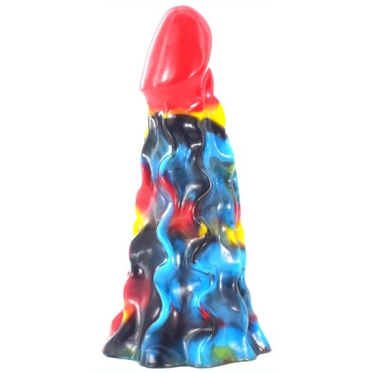 Himiks – színes, 18 cm-es prémium dildó
