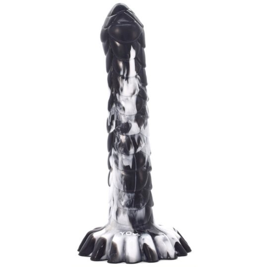 Nagal Dildo 21 x 4cm Fekete-fehér