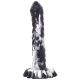 Nagal – prémium fekete-fehér dildo 21 x 4 cm