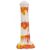 Tork – prémium fehér-narancs dildó 23 x 5,5 cm
