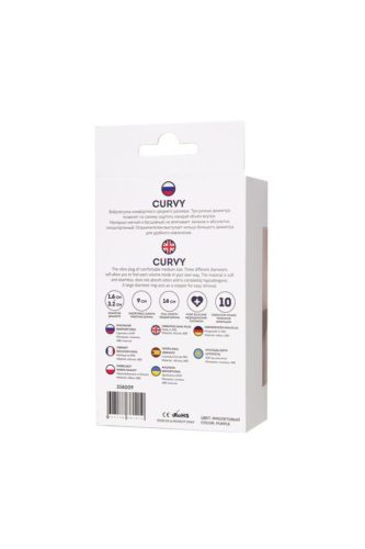 ToDo by Toyfa Anal plug anális dugó (szilikon, lila, 14 cm, 3,2 cm)