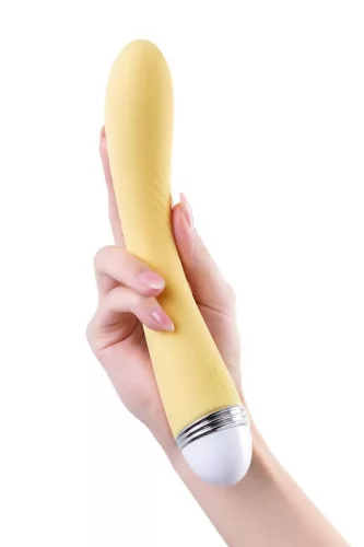 Toyfa Calla Vibrátor G-pont stimuláló 10 mód USB-töltés 22 cm sárga