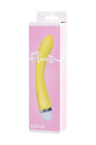 Toyfa Calla Vibrátor G-pont stimuláló 10 mód USB-töltés 22 cm sárga