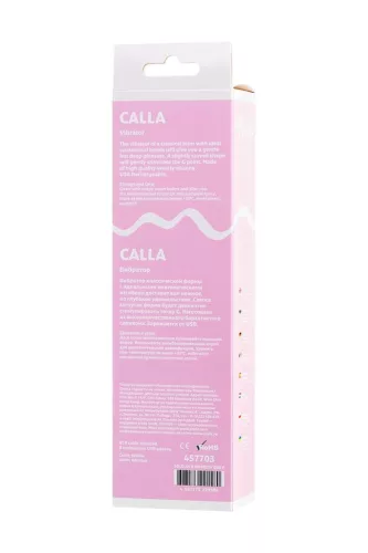 Toyfa Calla Vibrátor G-pont stimuláló 10 mód USB-töltés 22 cm sárga